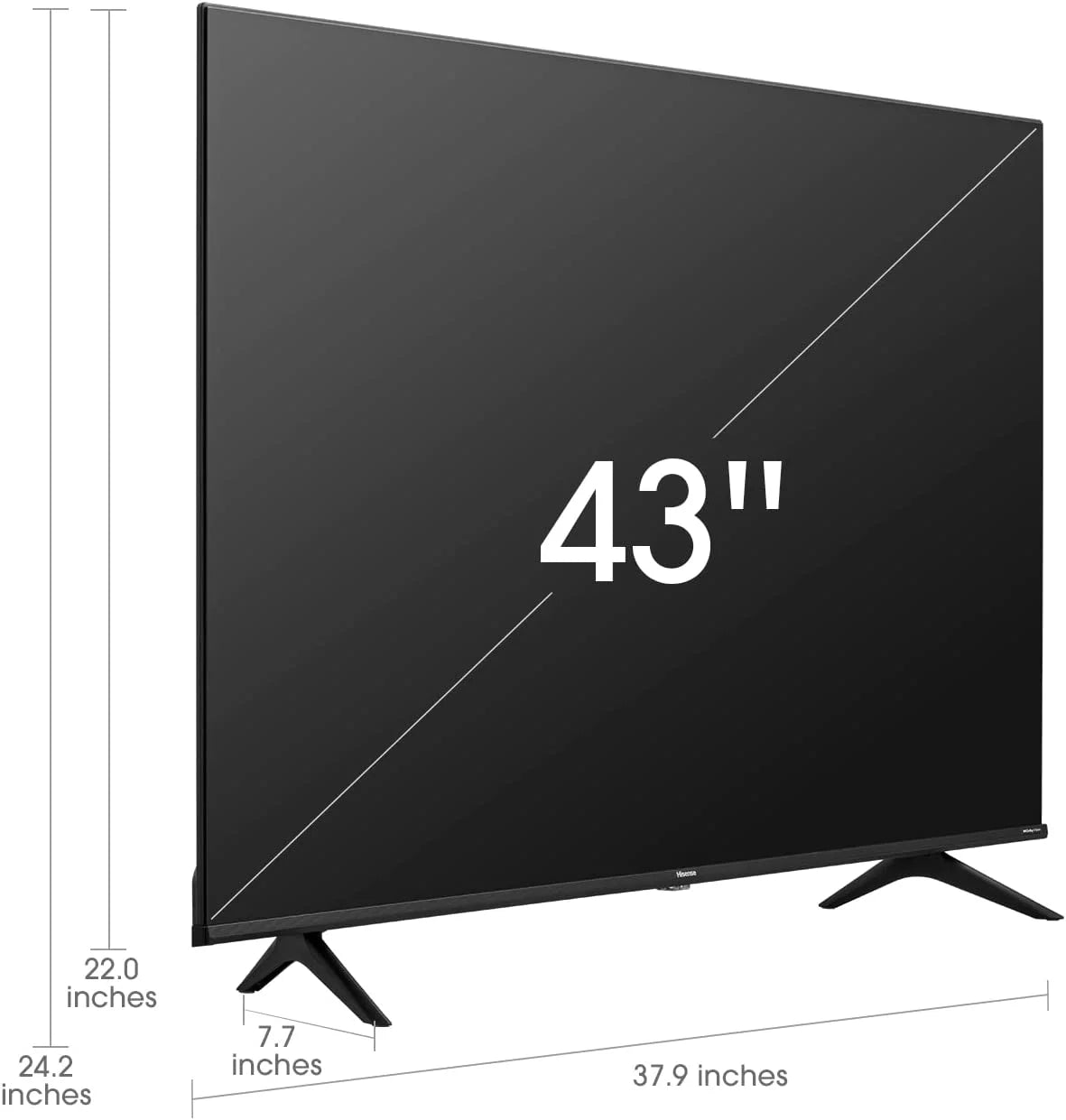 43-Inch Class A6 Series Dolby Vision HDR 4K UHD Google Smart TV (43A6H)